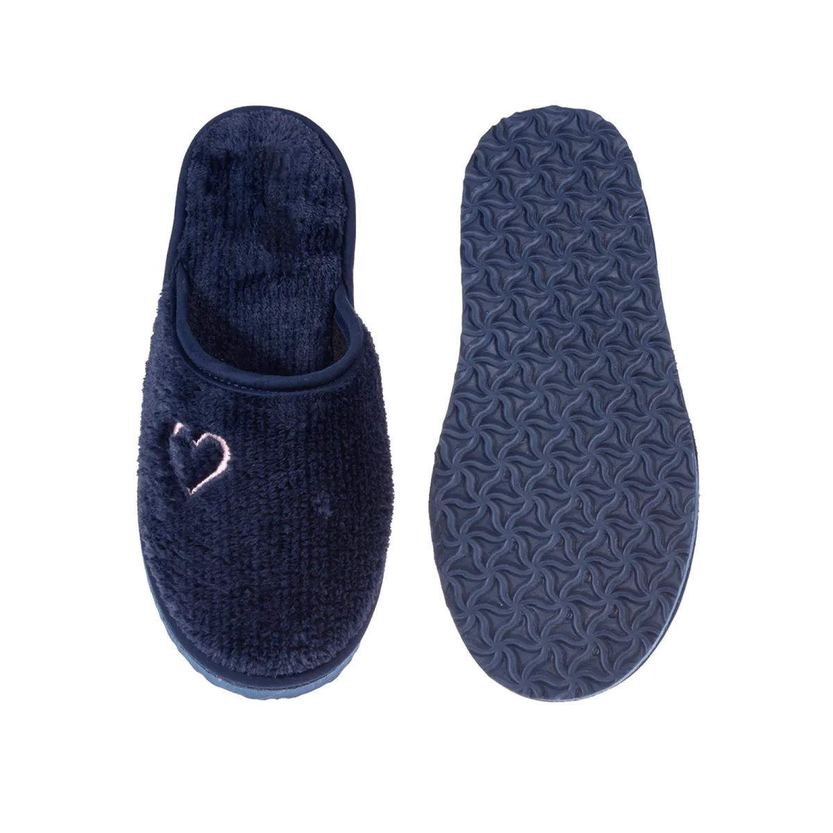 FMS Women's Home Slippers Fur Heart FMS Women's Home Slippers Fur Heart