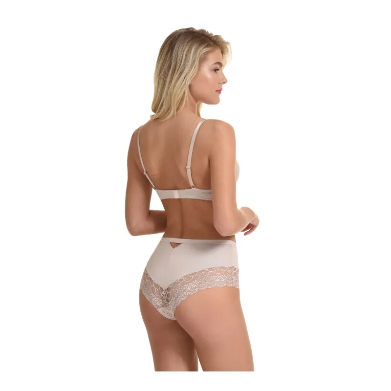 Miss Rosy Women's Boxer Highwaist Nature Lace Miss Rosy Women's Boxer Highwaist Nature Lace