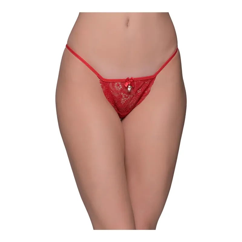 Milena Women's String Tanga Lace - 2 Pack Milena Women's String Tanga Lace - 2 Pack