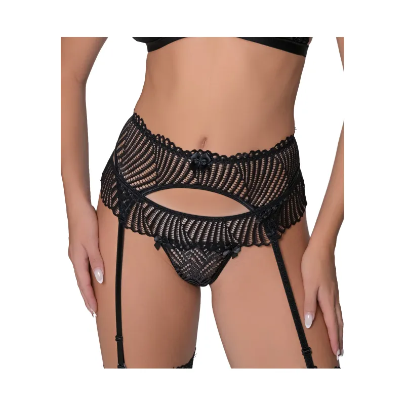 Milena Women's String Satin Lace Bow Milena Women's String Satin Lace Bow