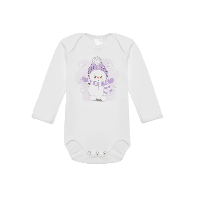 Minerva Infant Bodysuit Girl Winter Shines - 2 Pack Minerva Infant Bodysuit Girl Winter Shines - 2 Pack